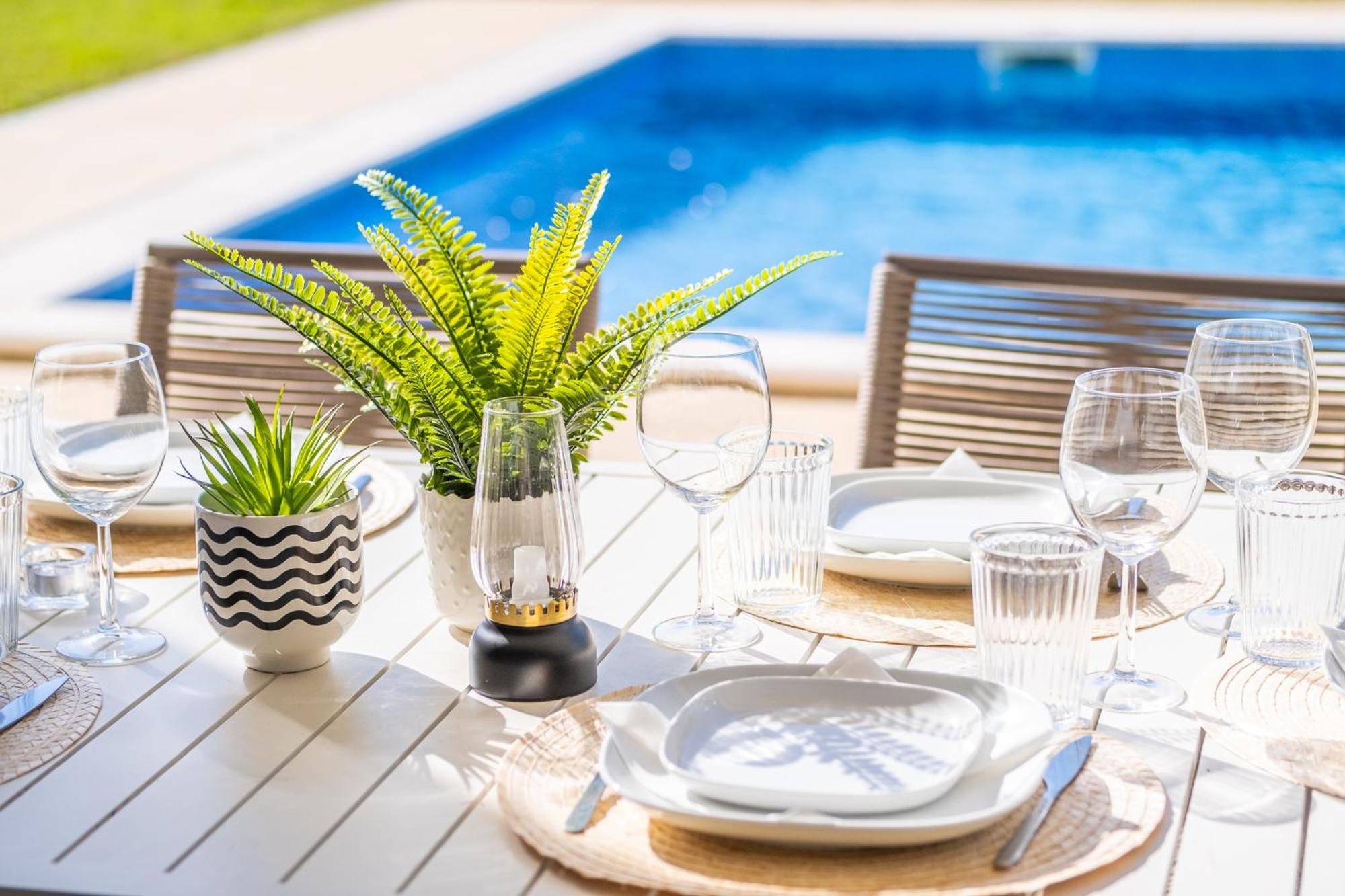 Villas Novochoro - Large Garden- Heatable Pool By Dreamvillasالبوفيرا المظهر الخارجي الصورة